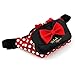Disney Minnie Mouse Ribbon HipSack Waist Pack Fanny Sling Bag for Man Women Lady Girl Teens (Red)