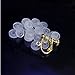 50PCS Earring Pads Cushion for Clip on Earrings, Soft Silicone, Round Comfortable Backs for Ear Lobe, Clear
