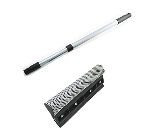 UI PRO TOOLS Extendable Up to 36 Inches Pole Telescopic Handle Squeegee Window Glass Cleaner Car Auto Truck Windshield Squeegee - 3 Set