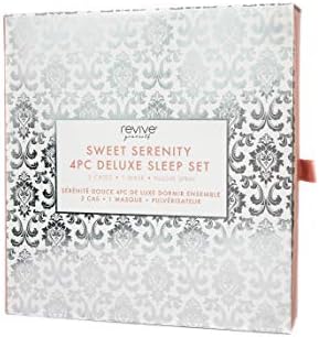 Revive Beauty, Sweet Serenity Deluxe Sleep Set, Soft Luxury Satin Pillowcases, Eye Mask, Lavender Spray - Ivory 7 Revive Beauty, Sweet Serenity Deluxe Sleep Set, Soft Luxury Satin Pillowcases, Eye Mask, Lavender Spray - Ivory