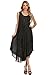 Sakkas 515DNew - Mariko Stonewashed Caftan Dress/Cover Up - Black - One Size Regular