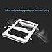 JASTEK Aluminum Laptop Stand, Compact Universal Portable Adjustable Stand with Folding Holder for Laptop Notebook Tablet and More - Silver