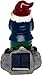 GreenLighting Solar Powered Middle Finger Lawn Gnome - Light Up Home Garden Statue