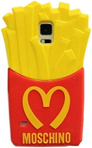 S5 Case,Galaxy S5 Case,Galaxy S5 Silicone Case,Bat King Cartoon McDonald's Fries Silicon Gel Rubber Case Cover Skin for Samsung Galaxy S5 i9600