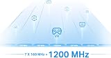 TP-Link RE815XE AXE5400 Tri-Band WiFi 6E Extender Booster OneMesh 1 Gigabit view 5