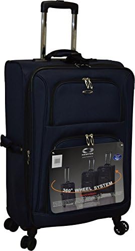 Kemyer 1050 Plus Series 25" Expandable Upright Spinner Wheeled Luggage (Navy)