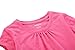Bienzoe Girls School Uniform Tshirt: Kids Solid Color Tops 3pcs Pack