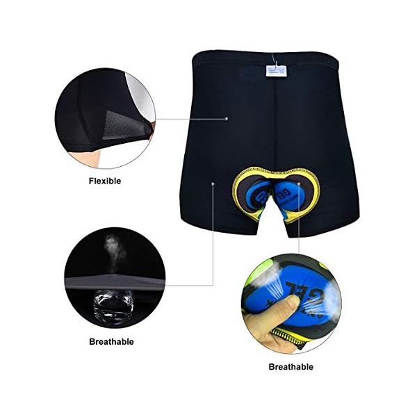 €13.99 OKBONN Ciclismo Mutande Gel 3D Imbottite Bicicletta Pants Uomo\u0026 Le  Signore Pantaloncini Pantaloni Bici Biancheria Intima - bikewebshop.it