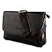 OFTEN Men's Genuine Leather Handbag Shoulder Briefcase Laptop iPad Bag Purse Business Bag