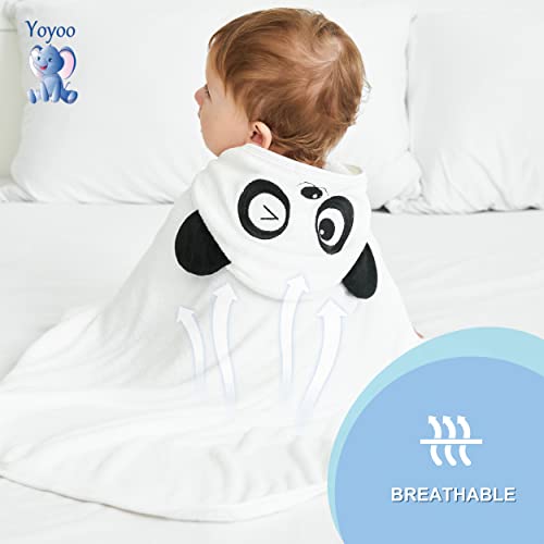 YOYOO Premium Bamboo Baby Bath Towel Ultra Soft Organic