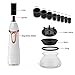 Makeup Brush Cleaner - 360 Rotation Electric Makeup Brushes Cleaner and Dryer, Fit for All Size Makeup Brushes - Remove Cosmetic Residue, Oil and Impurities from Brushes - White (White)