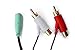 Audio Splitter Cable for Turtle Beach Headset Beyours 6Feet 3.5mm Femal to dual RCA Stereo Splitter Cable for Kilo, X12, X11, PX21, PX11,PX22,Foxtrot,Shadow,Spectre headset and loudspeaker or TV