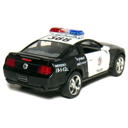 Ford Mustang GT Police 2006 Black & White 1-38 Toywonder