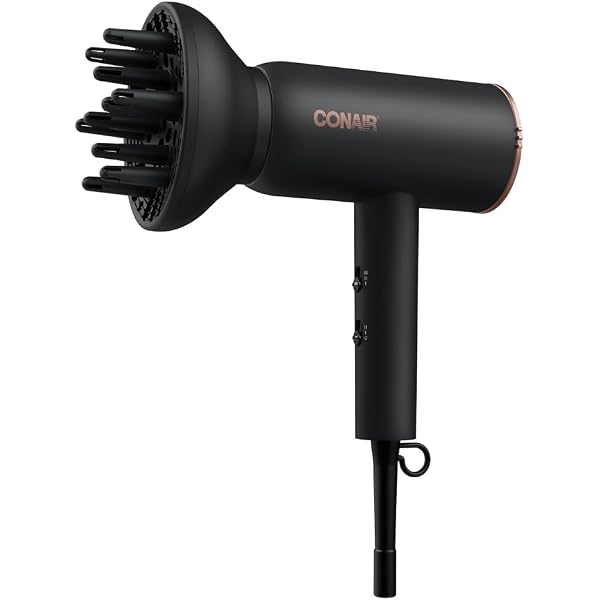 Conair 330C Titanium Pro 1875W hair dryer with concentrator and diffuser