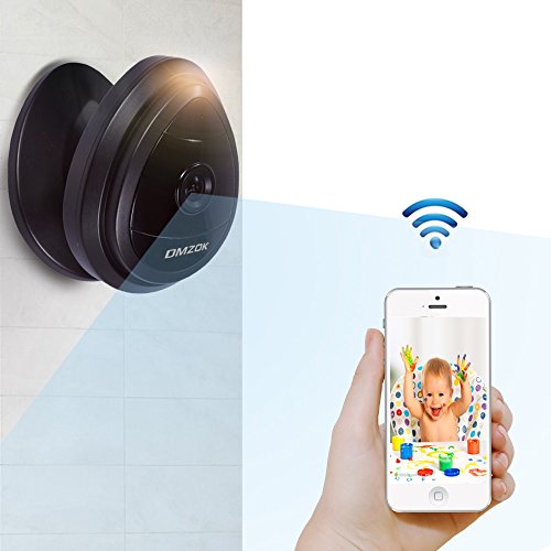 DMZOK 720P WiFi Camera, Pet Camera Monitor, Baby Camera Monitor, Built-in Microphone, One- Way Audio, Day Vision Only, Easy Setup, Remote Monitoring on Mobile App