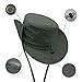 OMECHY Waterproof Outdoor Bucket Mesh Hat Summer UV Protection Sun Cap Boonie Fishing Camouflage Hat,Army Green