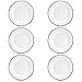 Argon Tableware Traditional Enamel White Dinner Plates - 219mm (9