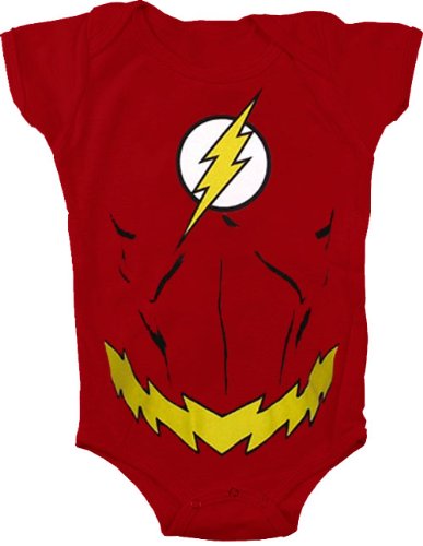 Flash Costume Infant Snapsuit