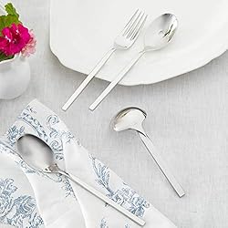 Villeroy & Boch New Wave Serve Set, Silver, 4-Piece