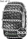 2 Link Spacing TIRE CHAINS ( 23x8.5x12 ) for HUSQVARNA / AYP / MTD / ARNOLD / MURRAY TRACTOR SNOW CHAIN