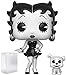 Funko Pop & Buddy: Betty Boop - Betty with Pudgy Black and White Entertainment Earth Exclusive Vinyl Figure (Bundled with Pop Box Protector Case)