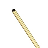 Brass Round Tube, 300mm Length 5.5mm OD 0.2mm Wall