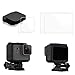 [6 Pack] Tempered-Glass Screen Protector for GoPro Hero 5 Black (2-Pack) & Lens protector (2-Pack) & Lens Cap Cover (2-Pack) By Mibote