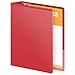 Wilson Jones Heavy Duty Round Ring View Binder with Extra Durable Hinge, 3 Inch, Customizable, Red (W363-49-1797)