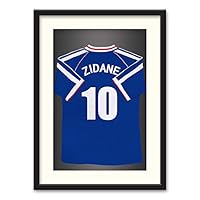 Athletes Jersey Theme Wall Art Black Framed Canvas Prints Home Decoration for Bedroom, Livingroom Ready to Hang - 23x31 inches