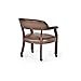 Steve Silver Company Tournament Casters Captains Chair, 25D x 25W x 31H in, Brown
