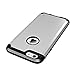LUVVITT [Ultra Armor] Shock Absorbing Case Best Heavy Duty Dual Layer Tough Cover for Apple Phone 6 / Phone 6s - Black/Silver