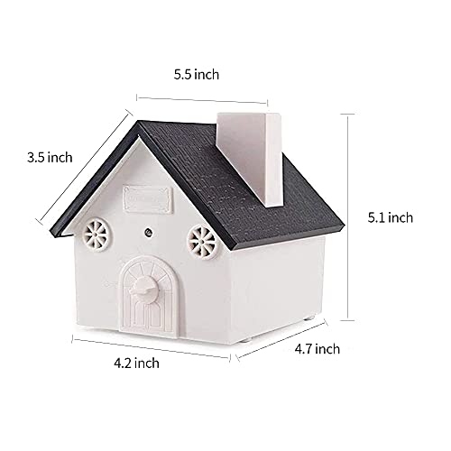 SESLEBE Ultrasonic Anti Barking Device for Dogs Sonic Bark Deterrents,Dog Barking Control Devices with 3 Levels and 50 Ft Range,Outdoor Waterproof Bark Box Safe for Pets Indoors and Outdoors