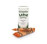 Crayola Bulk Crayons Large Size, Orange (2-Pack pf 12)
