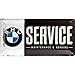 Nostalgic-Art Tin Sign with Retro BMW Service - 25 x 50 CM