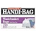 Handi-Bag Super Value Pack, 8gal, .55mil, 22 x 24, White, 130/Box, Sold as 2 Box, 130 Each per Box