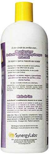 Veterinary Formula De-Skunk Odor Destroying Shampoo for Dogs, 32oz