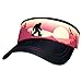 Headsweats Standard Lightweight Performance Running Visor for Men and Women Bigfoot, Black/Orange, One Size