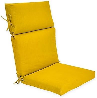 Forsyth Outdoor High Back Cushion in Lemon