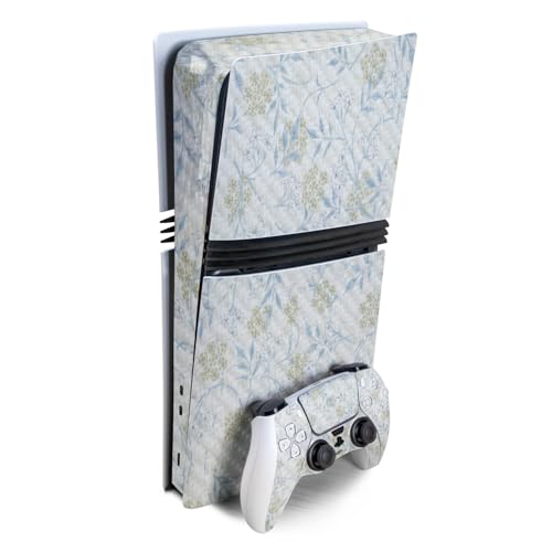 Carbon Fiber Gaming Skin Compatible with Sony PlayStation 5 PS5 Pro Bundle - Ja…