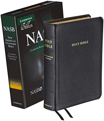 KJV Concord Wide Margin Reference Bible, Black Calf Split Leather
