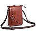 Hengwin Crossbody Shoulder Bag Men Purse Leather Phone Holster Pouch Case