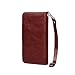 Case for Samsung S3,xhorizon TM FLK Premium Leather Folio Wallet Magnetic Wristlet Purse Soft Flip Multiple Card Slots Case for Samsung Galaxy S3 i9300 (Coffee)