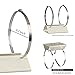 Pole Mount Bracket - SUNLUXY Universal Column Camera Mounting Bracket 8 inches for Outdoor Security CCTV PTZ Dome