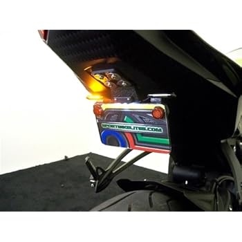 Kawasaki Ninja ZX6R SS LED Fender Eliminator Kit - Amber Turn Signals, Smoked Lens