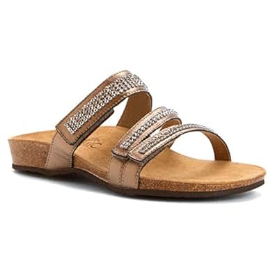 Amazon.com | Vionic Afton Womens Supportive Slide Bronze