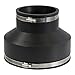 Supply Giant 6I8I Flexible Rubber Coupling with Stainless Steel Clamps, 4’’ Cast Iron/PVC x 6