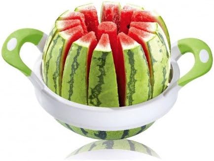 Melon, Cantaloupe, Watermelon, Pineapple Slicer and Corer! Cuts Into 12 Pieces! Great For BBQ's, Summer Gatherings, Summer Cooking, Partys. Makes Slicing Vegetables and Fruits A Breeze!