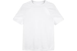 Poekuao Boys Rash Guard Short Sleeve UPF 50+ Sun Protection Swim Shirt Kids Quick Dry SPF Water Shirt