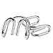 IQ Test Toy, WOLFBUSH 6Pcs Ultimate IQ Test Metal Brain Teaser Puzzles Disentanglement Puzzles Toy
