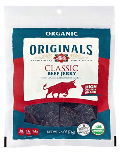 Dietz & Watson Originals Organic Classic Beef Jerky, 2.5 oz